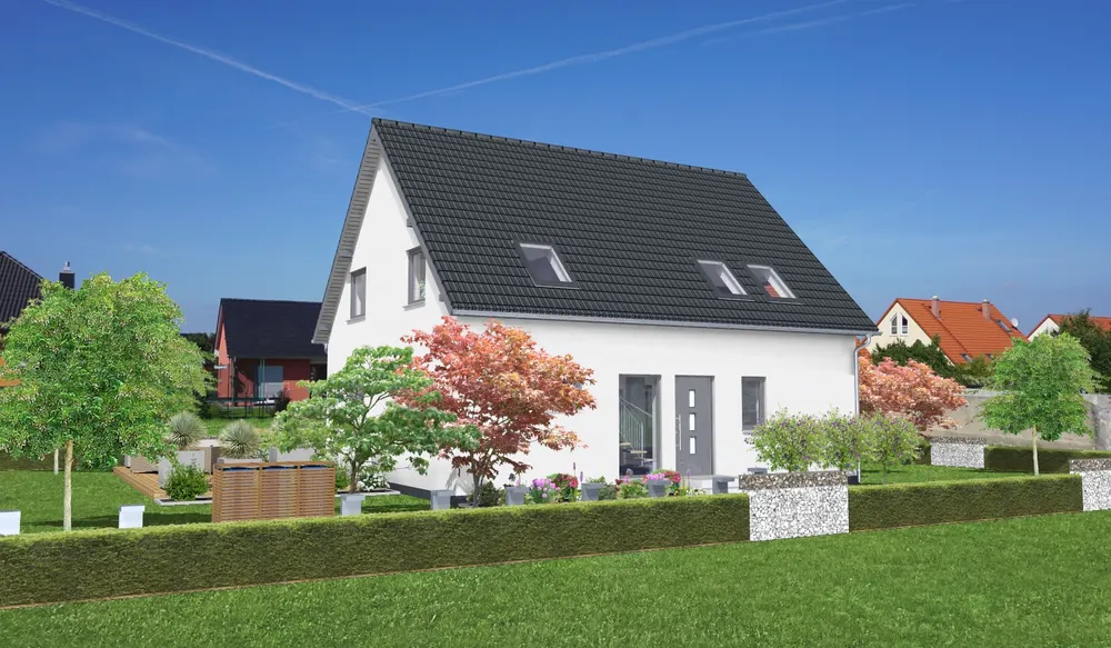 Visualisierung des Neubaus in Weyhausen